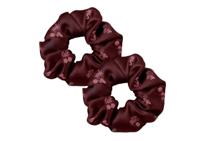 LuxusKollektion Haargummi Haargummis Seide Damen Pferdeschwanz Haarband 1 stück 2er Pack Krebs von LuxusKollektion