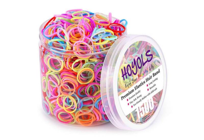 LuxusKollektion Haargummi Mini-Haargummis Kleinkinder 10 farbige Gummibänder von LuxusKollektion