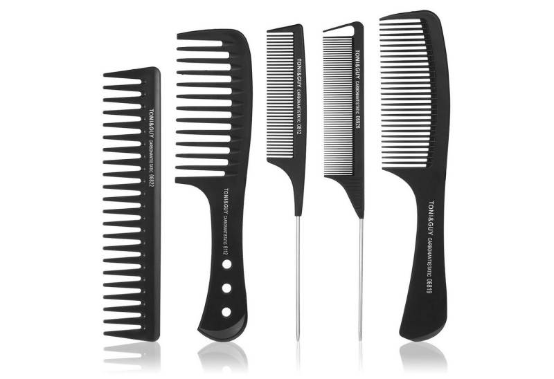 LuxusKollektion Haarkamm HaarKamm Set 5 Stück Profi für Männer Frauen, Haarstyling Zahnkamm von LuxusKollektion