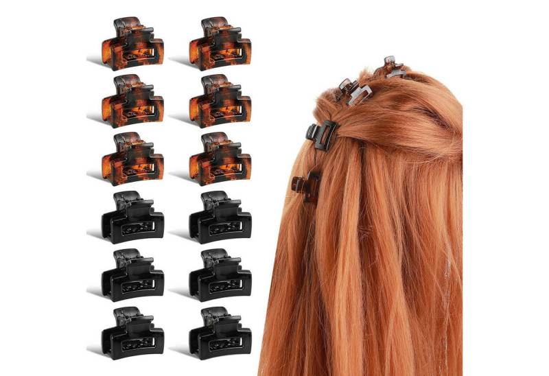 WLLHYF Haarklammer 12 Stück langlebige Mini-Haarklammern, rutschfeste von WLLHYF