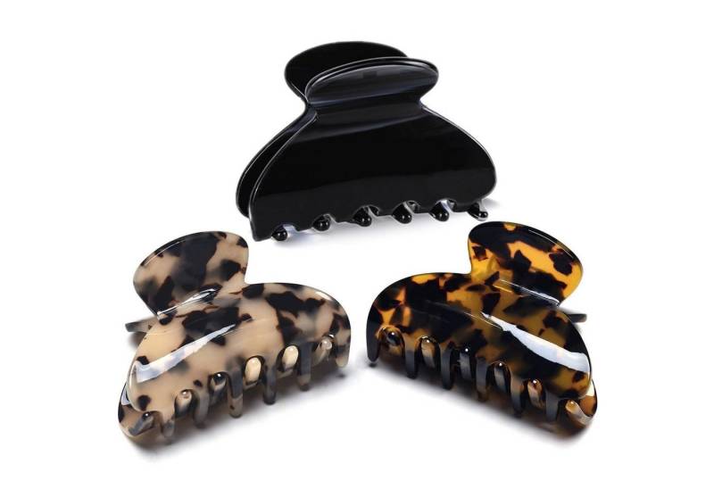LuxusKollektion Haarklammer 3 Haarklammern Klein Mittelgroß Damen Haarspangen Set von LuxusKollektion
