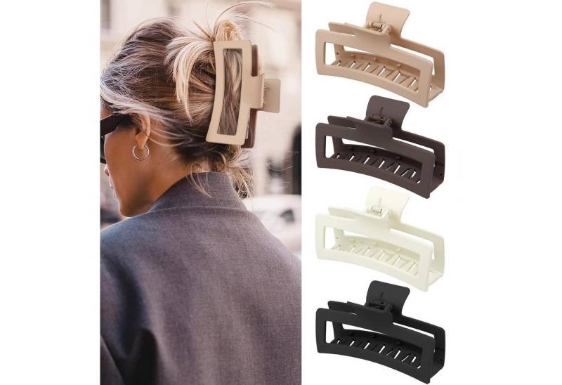 LuxusKollektion Haarklammer Haarklammer 13cm Damen Rutschfester Hair Clip Extra Große Haarklammer von LuxusKollektion