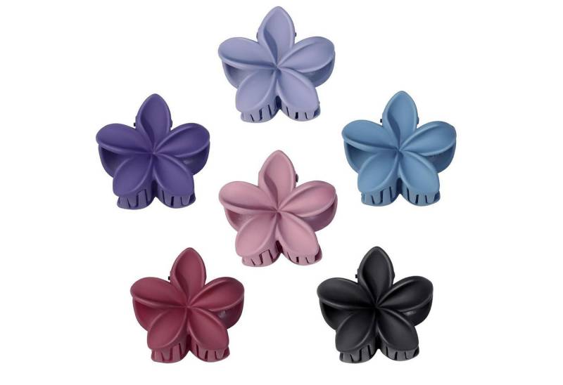 LuxusKollektion Haarklammer Haarklammer Blume Set matt Damen Rutschfeste Haarspangen party urlaub von LuxusKollektion