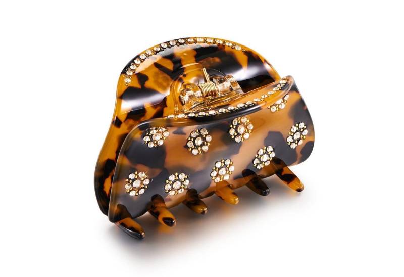 LuxusKollektion Haarklammer Haarklammer Blumenverzierung Acryl Schildpatt-Design Damen Accessoire LuxusKollektion Haarklammer Haarklammer Blumenverzierung Acryl Schildpatt-Design Damen Accessoire von LuxusKollektion