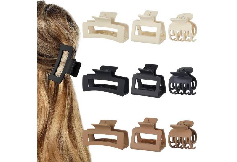 LuxusKollektion Haarklammer Haarklammer Set 9 Stück Klauen Haarspangen Damen Dünnes Dickes Haar von LuxusKollektion