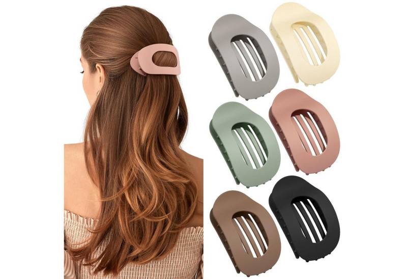 LuxusKollektion Haarklammer Haarklammern Damen 6 Farben Rutschfeste Flache Große Haarklammern von LuxusKollektion