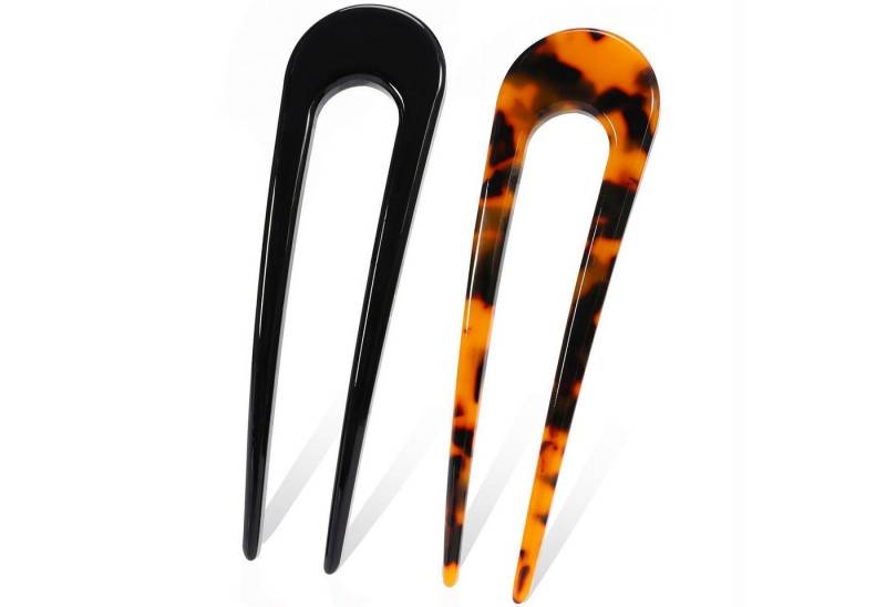 LuxusKollektion Haarnadel 2er Set französische Haarnadeln Chignon U-förmig für Frauen von LuxusKollektion