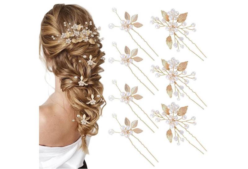 LuxusKollektion Haarnadeln Haarnadeln Braut Hochzeit Kristall Perlen Strass Kopfstück Style 6 von LuxusKollektion