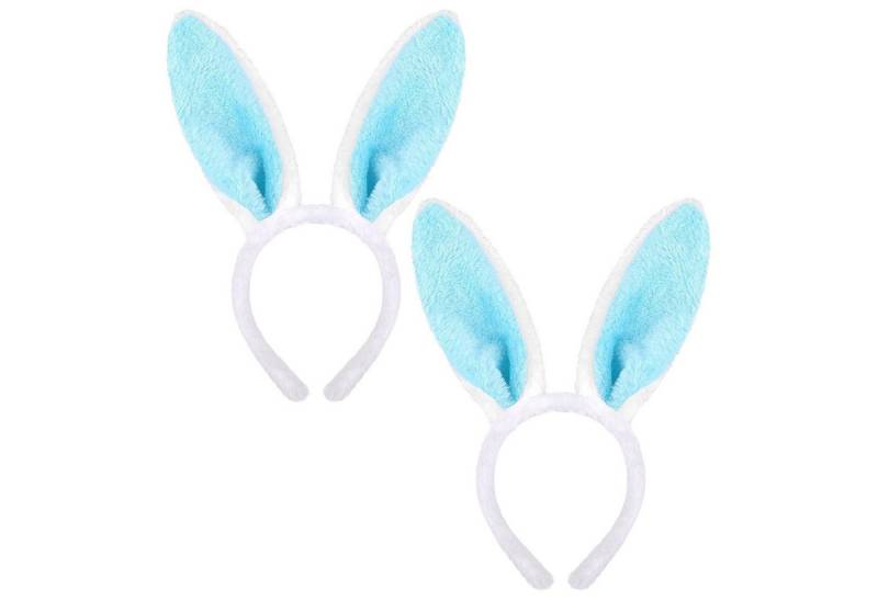 LuxusKollektion Haarreif 2er Set Hasenohren Haarreif Plüsch Hase Ohren Stirnband Ostern Party von LuxusKollektion