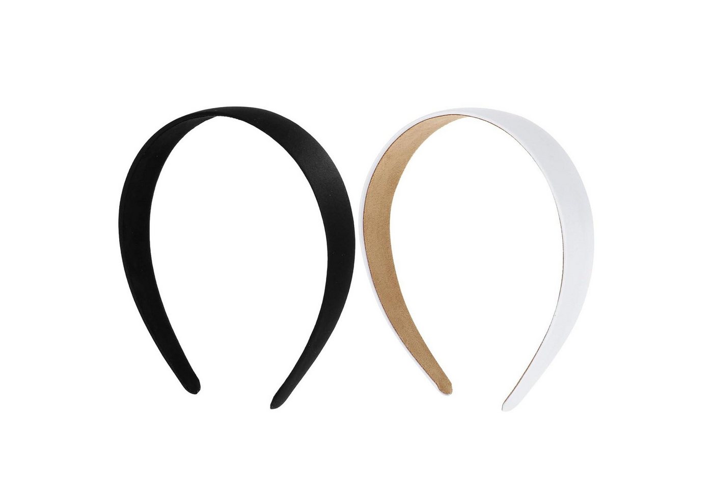 LuxusKollektion Haarreif 2er Set Schwarze Satin Haarreifen 2.5cm breit für Damen - DIY Retro LuxusKollektion Haarreif 2er Set Schwarze Satin Haarreifen 2.5cm breit für Damen - DIY Retro von LuxusKollektion