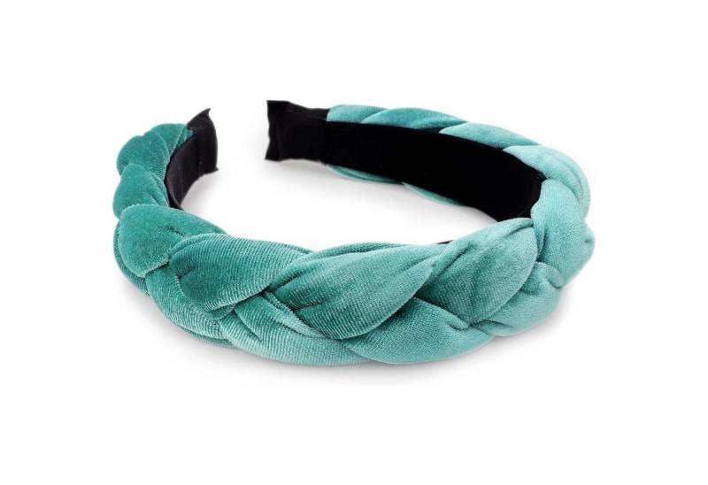 LuxusKollektion Haarreif Geflochtene Stirnbänder Damen Samt Haarreifen Elastische Criss Cross von LuxusKollektion