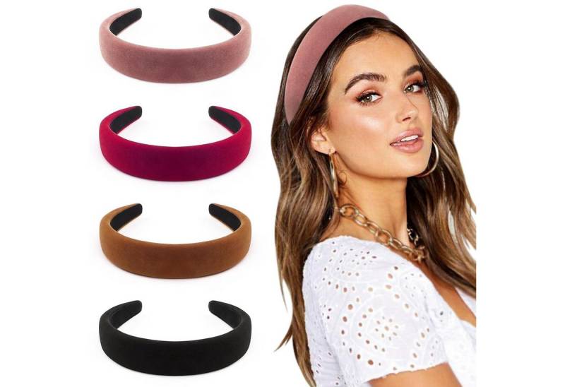 LuxusKollektion Haarreif Haarreifen Damen 4 Stück Verknotet Stirnband Boho Breite Haarbänder LuxusKollektion Haarreif Haarreifen Damen 4 Stück Verknotet Stirnband Boho Breite Haarbänder von LuxusKollektion
