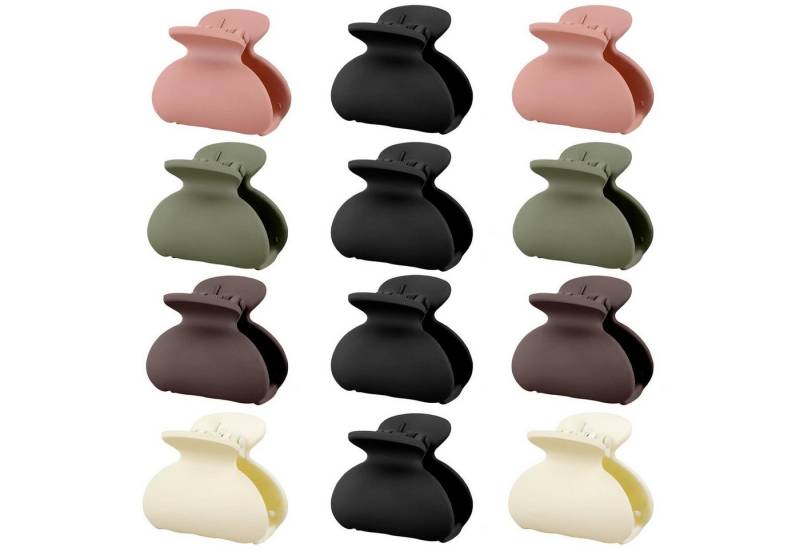 LuxusKollektion Haarspange Haarspangen Damen Klein Haarklammer Dünnes Haar Rutschfest 12 Stück von LuxusKollektion