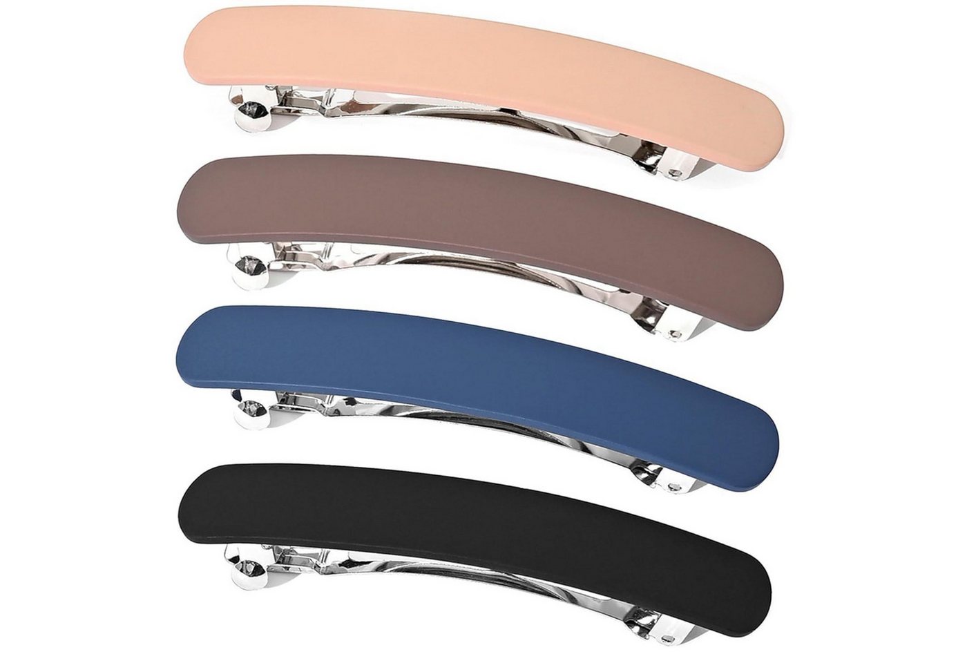 LuxusKollektion Haarspange Haarspangen Damen Patentspange 4 feines Haar 4 pack color B von LuxusKollektion