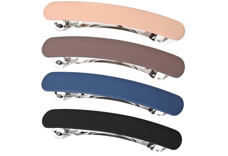 LuxusKollektion Haarspange Haarspangen Damen Patentspange 4 feines Haar 4 pack color B von LuxusKollektion