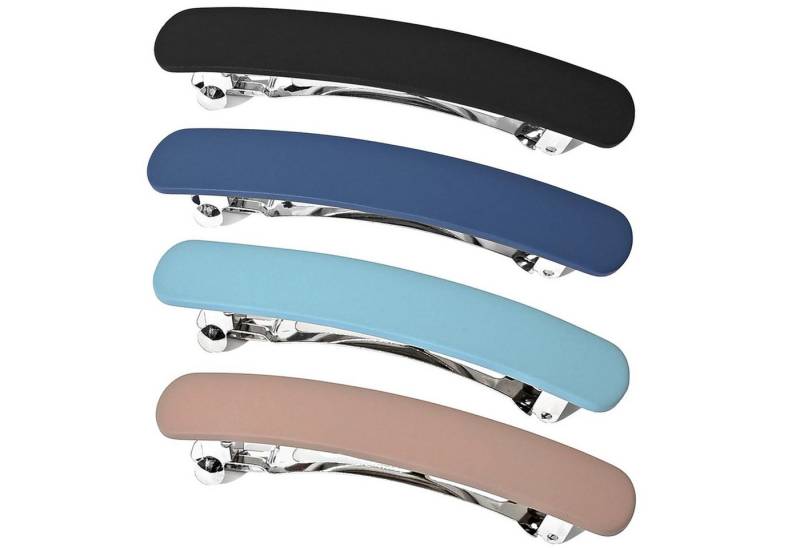 LuxusKollektion Haarspange Haarspangen Damen französische 4 Stück Farbe F von LuxusKollektion