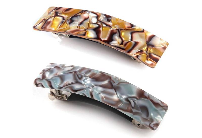 LuxusKollektion Haarspange Haarspangen Damen französische Verschluss 2 Stück Farbe C LuxusKollektion Haarspange Haarspangen Damen französische Verschluss 2 Stück Farbe C von LuxusKollektion