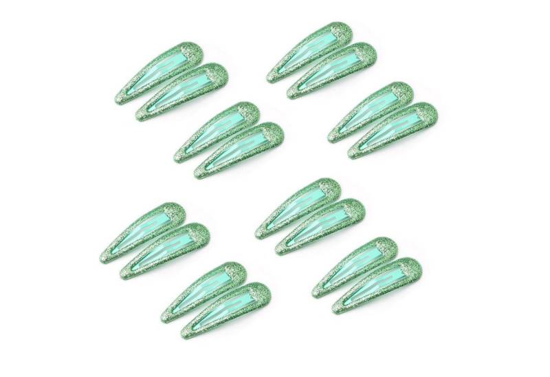 LuxusKollektion Haarspange Haarspangen Pailletten Glitzer Haarclips Snap Mädchen 16 Grün *16 von LuxusKollektion
