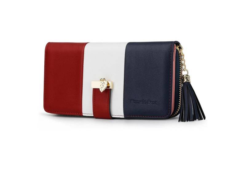 LuxusKollektion Handtasche Damen Geldbörse Mehrfarbig gestreift Portmonee RFID NFC Schutz von LuxusKollektion