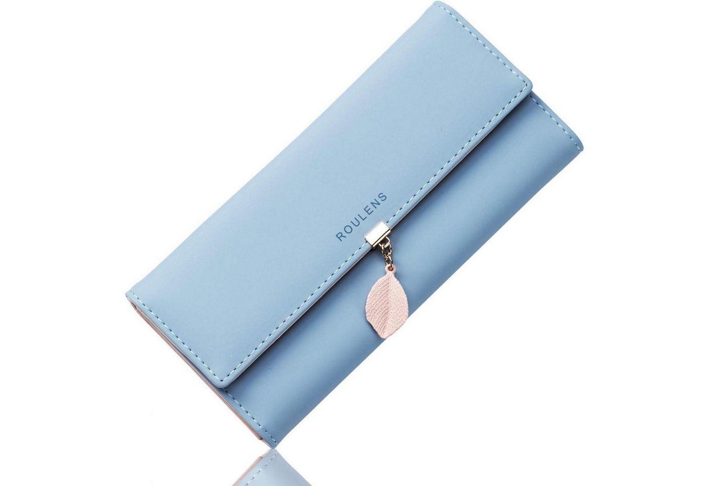 LuxusKollektion Handtasche Damen Geldbörsen RFID Blockierung Vegan Leder mit 9 Kartenfächern von LuxusKollektion