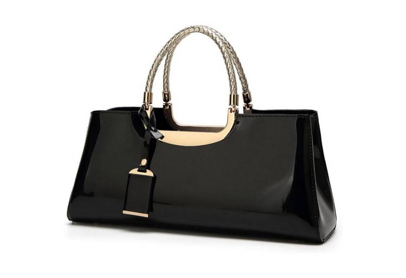 LuxusKollektion Handtasche Damen Handtasche PU-Lackleder Henkeltasche Abendtasche Umhängetasche von LuxusKollektion