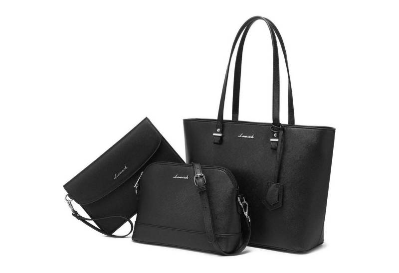 LuxusKollektion Handtasche Damen Handtasche Schultertasche Set Shopper Henkeltasche Umhängetasche von LuxusKollektion