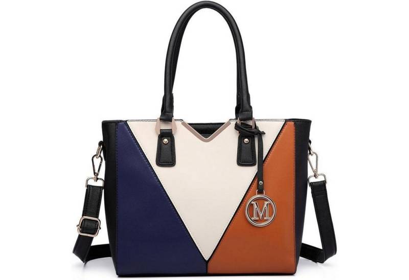 LuxusKollektion Handtasche Damen Handtasche Schultertasche Shopper groß Viele Fächer Henkeltasche von LuxusKollektion