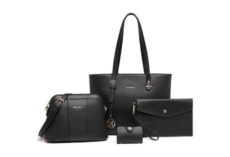 LuxusKollektion Handtasche Damen Handtasche Set Henkeltasche Umhängetasche Geldbörse Clutch von LuxusKollektion