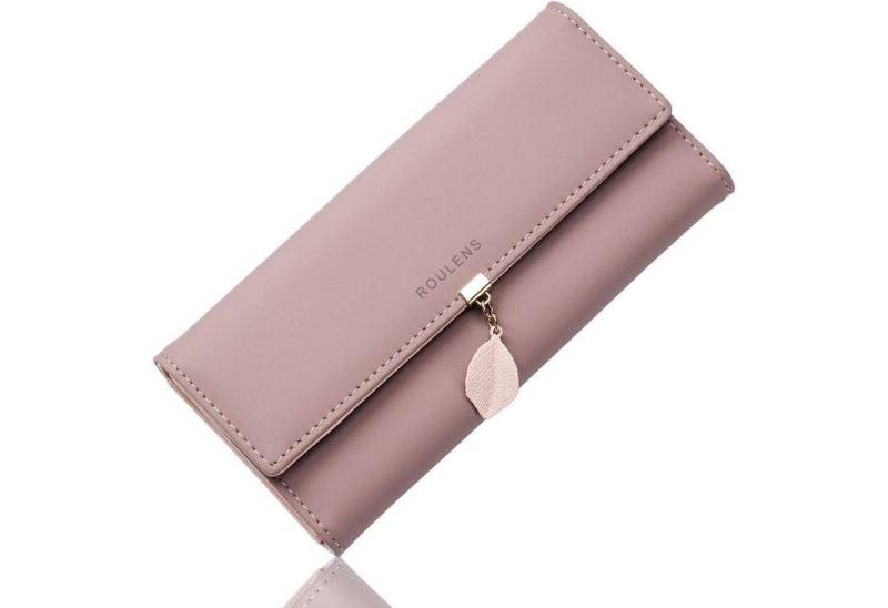 LuxusKollektion Handtasche Damen RFID Geldbörse mit 10 Kartenfächern und Reißverschluss von LuxusKollektion