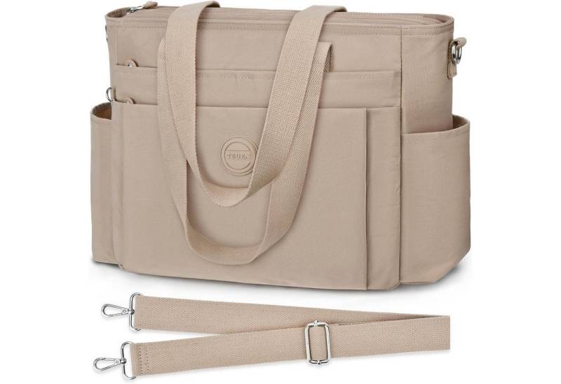 LuxusKollektion Handtasche Handtasche Damen Groß Nylon Tote Crossbody Schultertasche 23L von LuxusKollektion
