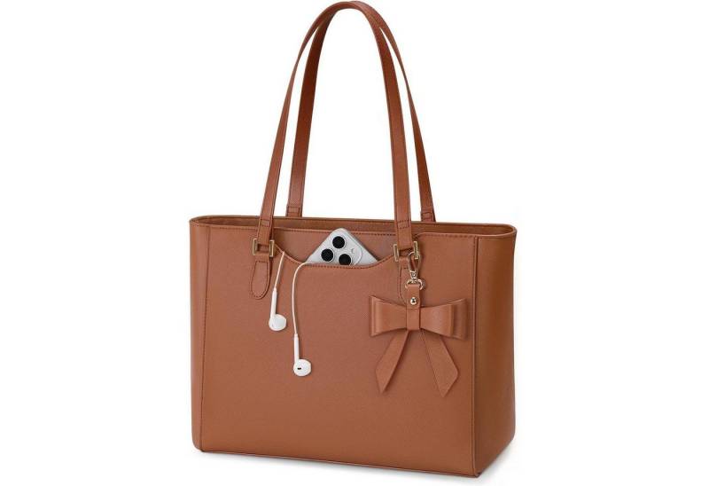 LuxusKollektion Handtasche Handtasche Damen Groß Wasserdicht Leder Tote Bag Schultertasche von LuxusKollektion