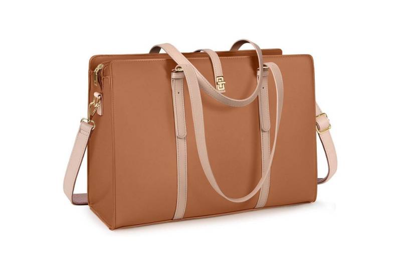 LuxusKollektion Handtasche Handtasche Damen Shopper Groß Wasserdicht Laptop 15.6 Zoll PU Leder von LuxusKollektion