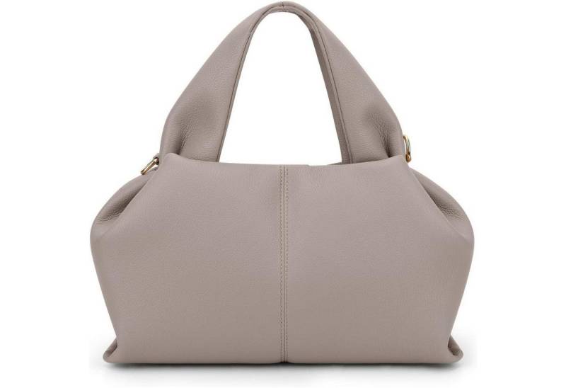 LuxusKollektion Handtasche Kleine Handtasche Damen PU Leder Vintage Hobo Bag Umhängetasche Grau von LuxusKollektion