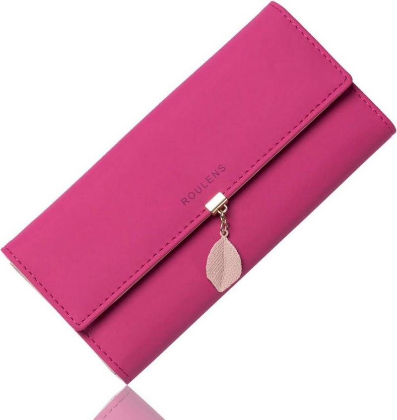 LuxusKollektion Handtasche RFID Blockierung Damen Geldbörsen aus Kunstleder mit 9 Kartenfächer von LuxusKollektion