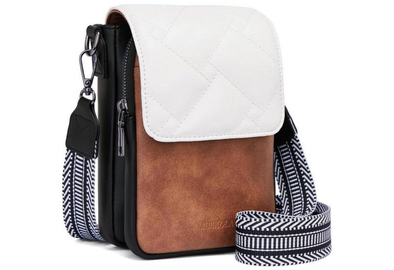 LuxusKollektion Handytasche Damen Handytasche RFID Blockierung Große Kapazität Umhängetasche Leder von LuxusKollektion