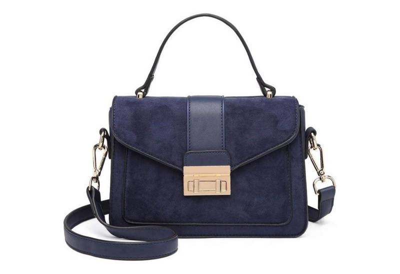 LuxusKollektion Henkeltasche Damen Handtasche Kunstleder Umhängetasche Schultertasche Schwarz von LuxusKollektion