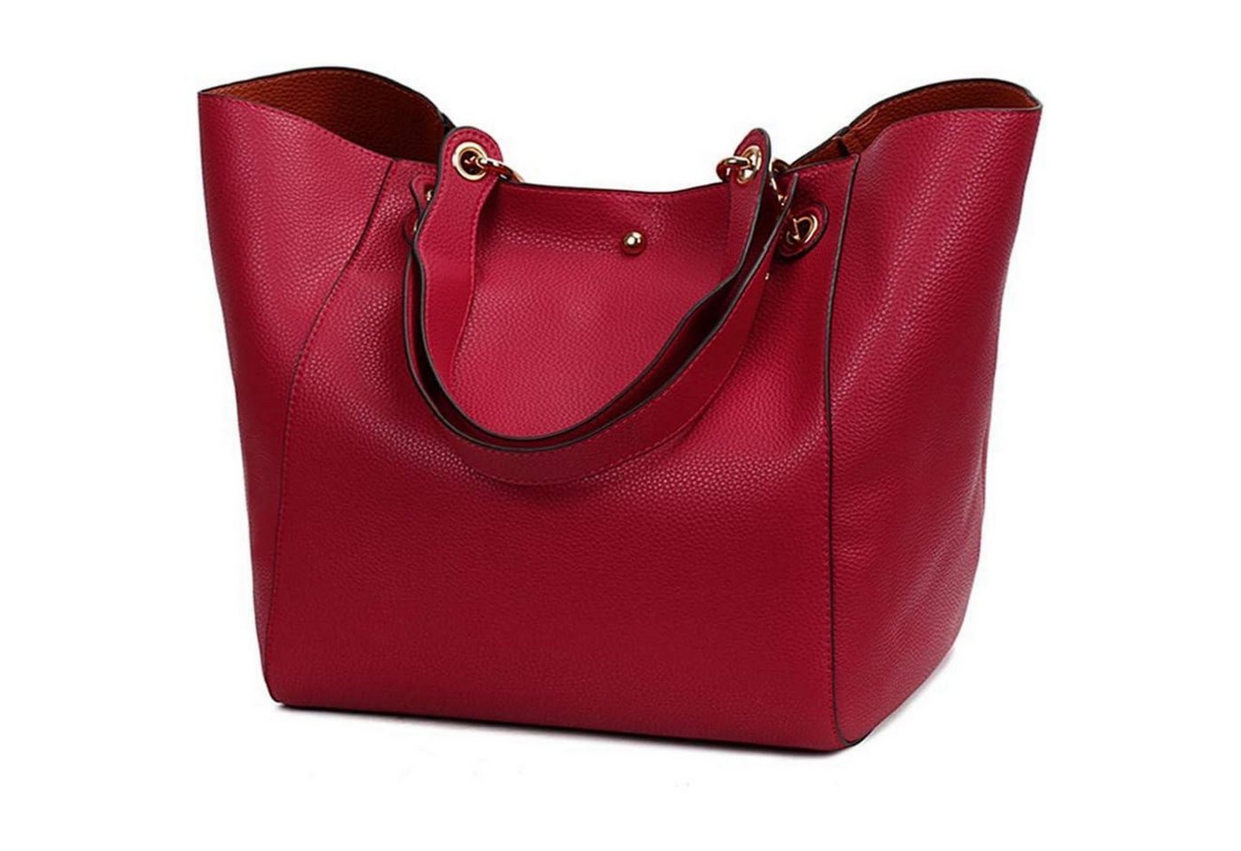 LuxusKollektion Henkeltasche Henkeltasche Damen Kunstleder Shopper Tote Schultertasche von LuxusKollektion