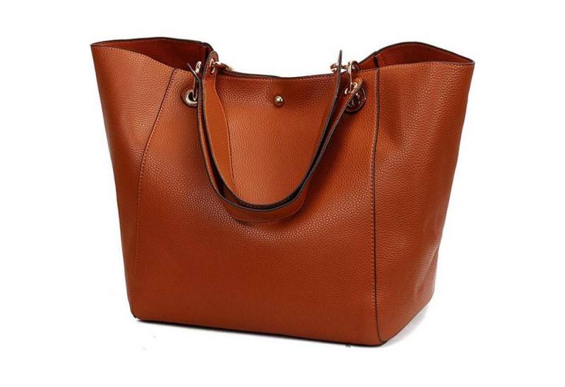 LuxusKollektion Henkeltasche Henkeltasche Damen Ledertasche Shopper Groß Tote Schultertasche von LuxusKollektion