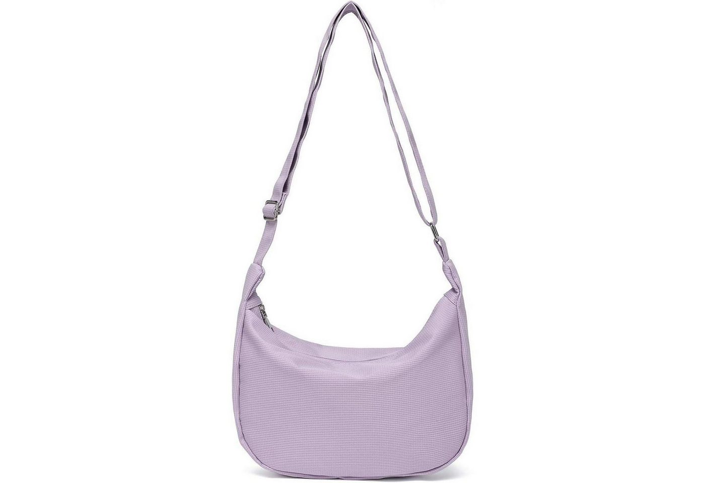 LuxusKollektion Hobo Schultertasche Halbmond Crossbody Hobo Damen Schultergurt X lila von LuxusKollektion