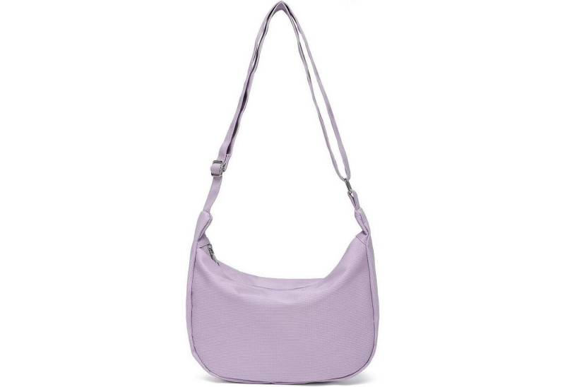 LuxusKollektion Hobo Schultertasche Halbmond Crossbody Hobo Damen Schultergurt X lila von LuxusKollektion