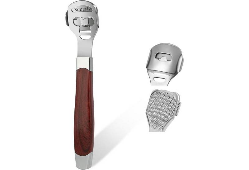 LuxusKollektion Hornhautfeile Hornhauthobel Edelstahl Fußfeile Ersatzklingen B von LuxusKollektion