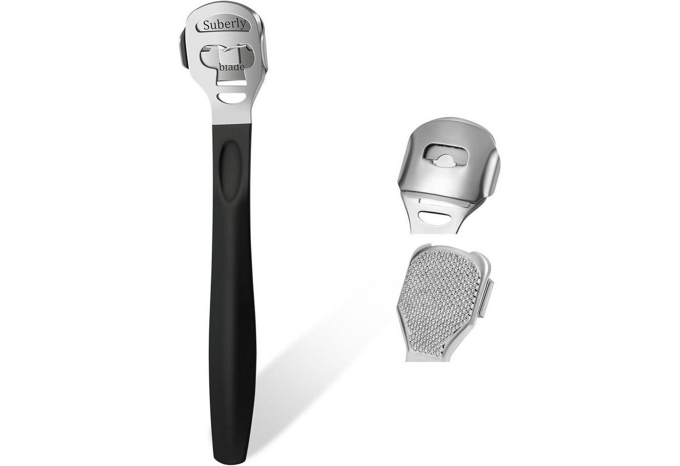 LuxusKollektion Hornhautfeile Hornhauthobel Fußschaber Fußfeile Ersatzklingen Fußpflege C von LuxusKollektion