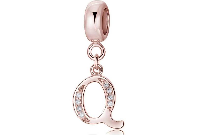 LuxusKollektion Kette und Anhänger Set Anhänger Damen Charm Buchstaben A Z Armband Charms Buchstaben-5-Q von LuxusKollektion