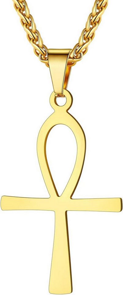 LuxusKollektion Kette und Anhänger Set Ankh Kette Ägyptisches Zeichen Nilschlüssel Anch-Kreuz Halskette LuxusKollektion Kette und Anhänger Set Ankh Kette Ägyptisches Zeichen Nilschlüssel Anch-Kreuz Halskette von LuxusKollektion