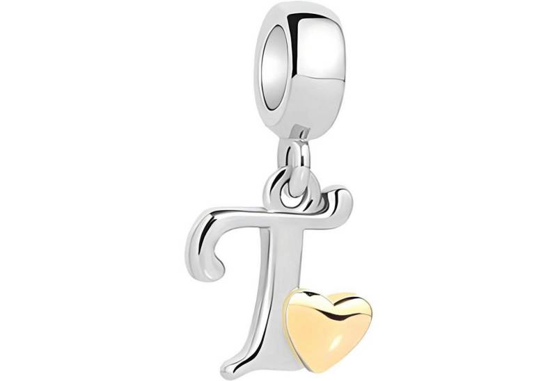 LuxusKollektion Kette und Anhänger Set Charm Anhänger Damen Buchstaben Armbänder Charms Buchstaben-3-T von LuxusKollektion