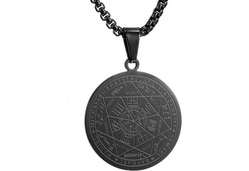 LuxusKollektion Kette und Anhänger Set Halskette Herren 7 Erzengel Siegel Medaille Talisman Edelstahl Amulett LuxusKollektion Kette und Anhänger Set Halskette Herren 7 Erzengel Siegel Medaille Talisman Edelstahl Amulett von LuxusKollektion