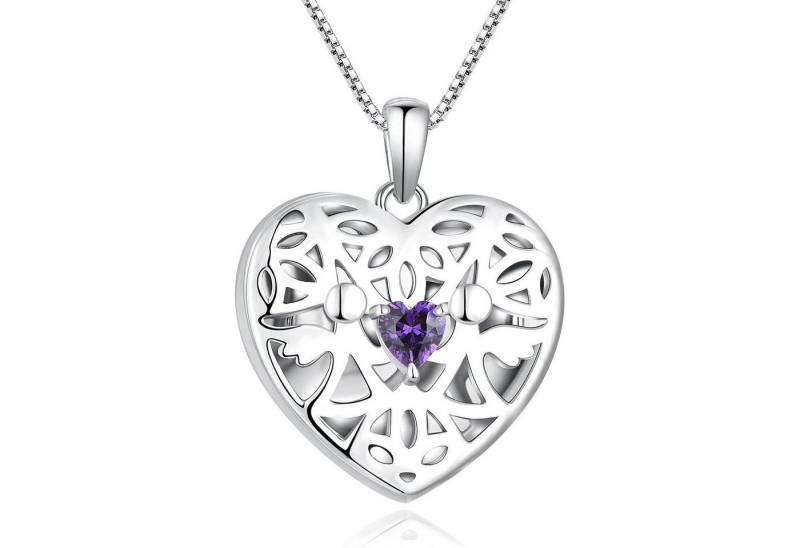 LuxusKollektion Kette und Anhänger Set Herz Foto Medaillon Anhänger Schutzengel Kette Damen 925 Sterling LuxusKollektion Kette und Anhänger Set Herz Foto Medaillon Anhänger Schutzengel Kette Damen 925 Sterling von LuxusKollektion