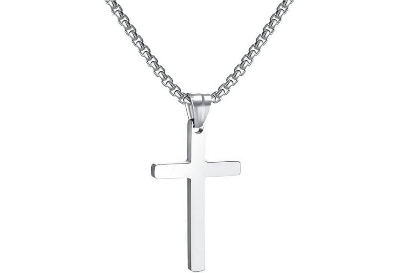 LuxusKollektion Kette und Anhänger Set Kreuzkette Herren Silber Gold Schwarz Edelstahl Anhänger Halskette LuxusKollektion Kette und Anhänger Set Kreuzkette Herren Silber Gold Schwarz Edelstahl Anhänger Halskette von LuxusKollektion