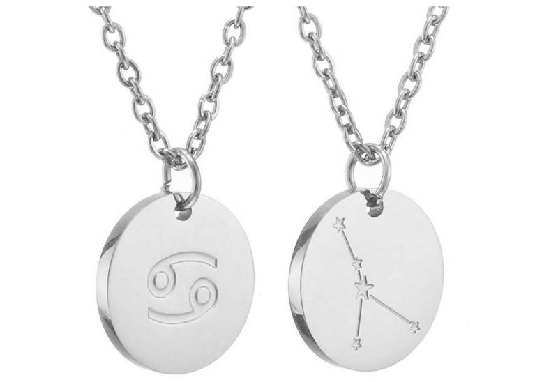 LuxusKollektion Kette und Anhänger Set Sternzeichen Kette Gold Silber Damen Horoskop Mutter Tochter Freunde von LuxusKollektion