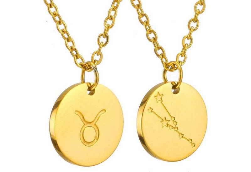 LuxusKollektion Kette und Anhänger Set Sternzeichen Kette Gold Silber Damen Horoskop Mutter Tochter Freundin LuxusKollektion Kette und Anhänger Set Sternzeichen Kette Gold Silber Damen Horoskop Mutter Tochter Freundin von LuxusKollektion